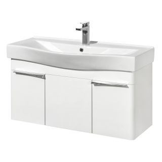 Тумба под раковину Акватон Беверли 100см белый 1A236701BV010